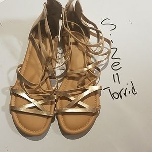 Torrid size 11 sandals